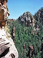 Cliffs near Sterling Pass