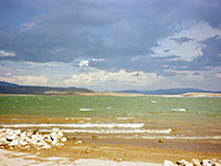 Thunderclouds above Bachelor Cove