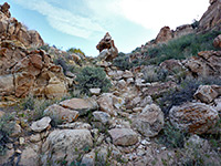 Rocks at the rim