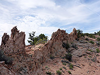 Jagged ridge