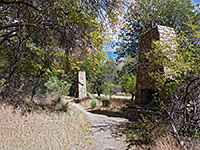 Chimneys beside Silver Spur Meadow