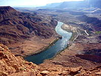 Colorado River, at the end of Glen Canyon