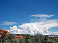 Beginnings of a thunderstorm