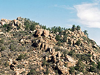 Granite boulders