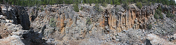 Orange-grey basalt