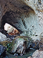 View under the bridge