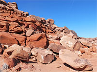 Many boulders