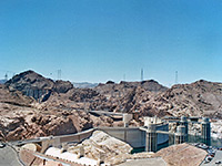 Road across the Hoover Dam
