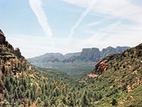 Valley west of Vultee Arch