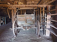 Wagon in the barn