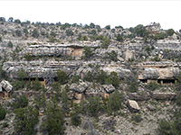 Ruins opposite the island