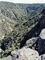 View east along West Clear Creek