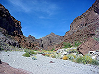 Lower end of White Rock Canyon