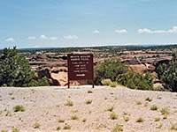 Trailhead notice