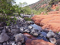 Boulders in the stream