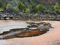 Water on slickrock