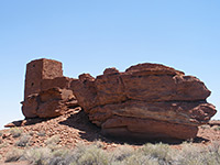 Far side of Wukoki Pueblo