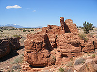 Lomaki Pueblo - view west