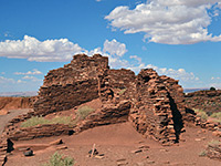 North side of Wupatki Pueblo