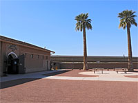 Palms by the prison museum