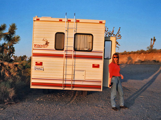 Camp stop near Dolan Springs