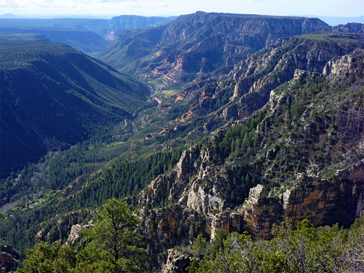 High above Oak Creek Canyon