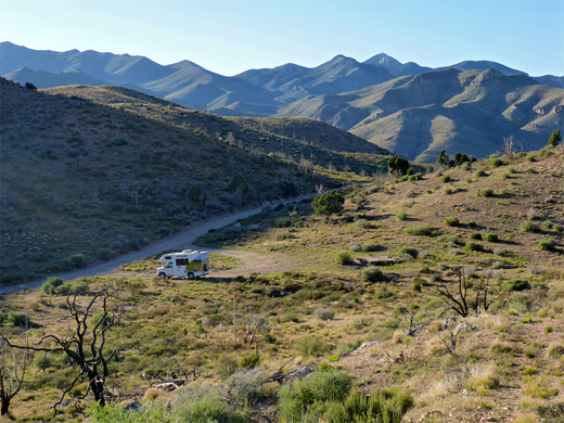 Track into the Beaver Dam Mountains