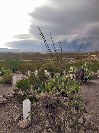 Clouds above Boothill Graveyard