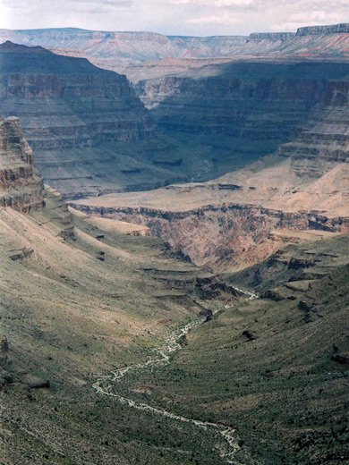 Lower end of Bridge Canyon