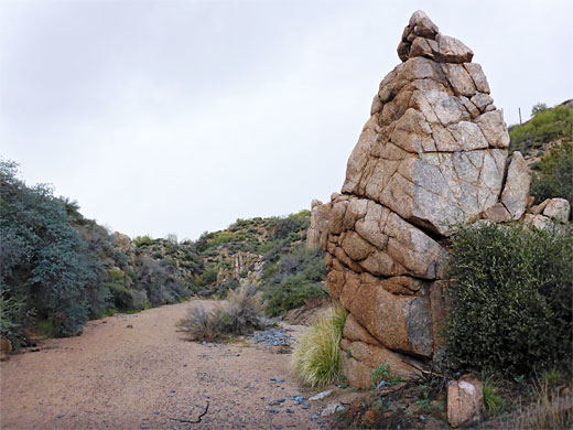 Pointed rock