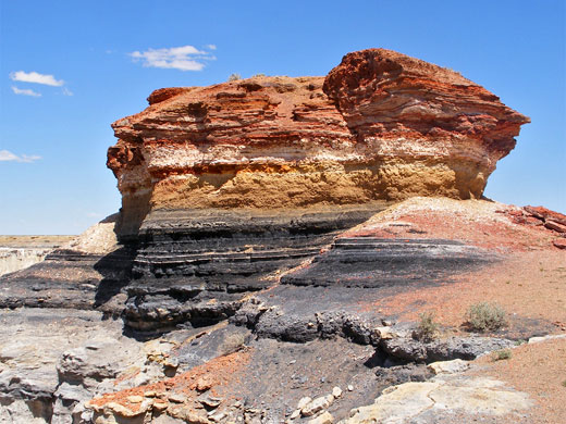 Eroded outcrop