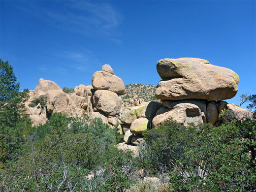 Typical formations of the Cochise Stronghold