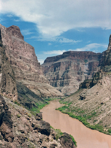 The Colorado River - view near the end of the trail