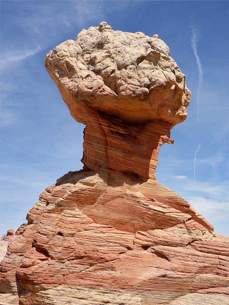 Boulder and pedestal
