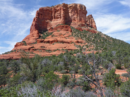 North side of Courthouse Butte