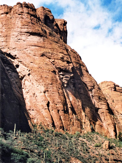 High canyon walls
