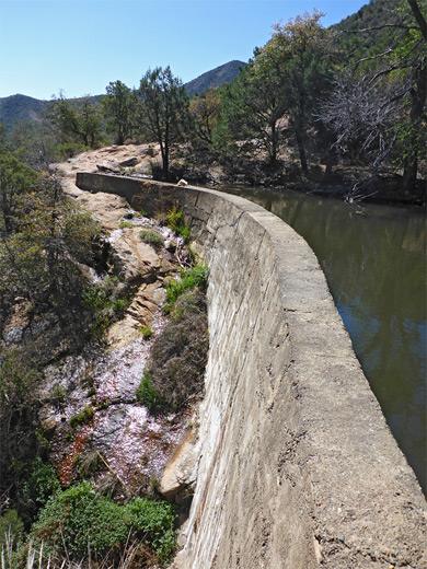 Dam at Halfmoon Tank