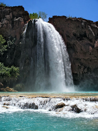 Below Havasu Falls