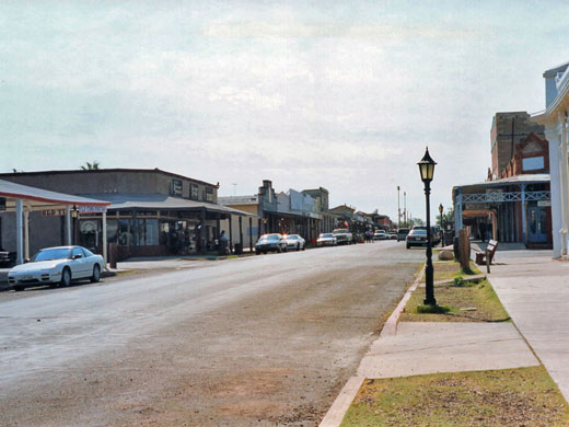 View east along Allen Street, Tombstone