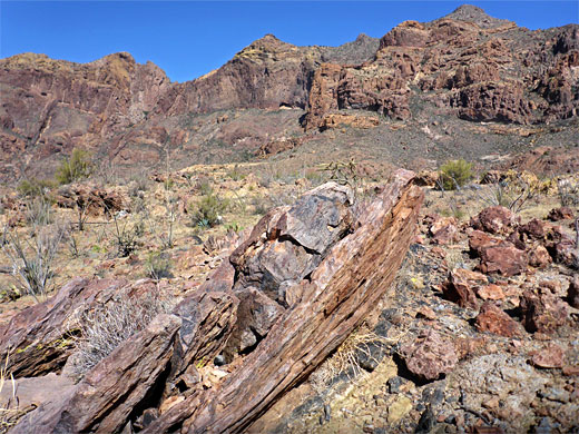 Jumbled boulders