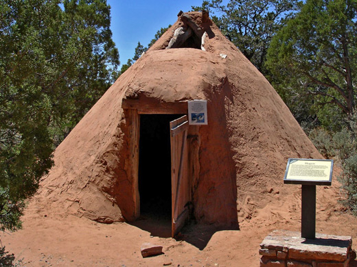 Hogan at Navajo National Monument