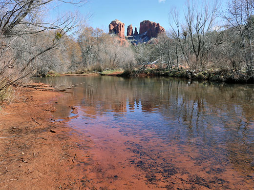 Red earth beside Oak Creek