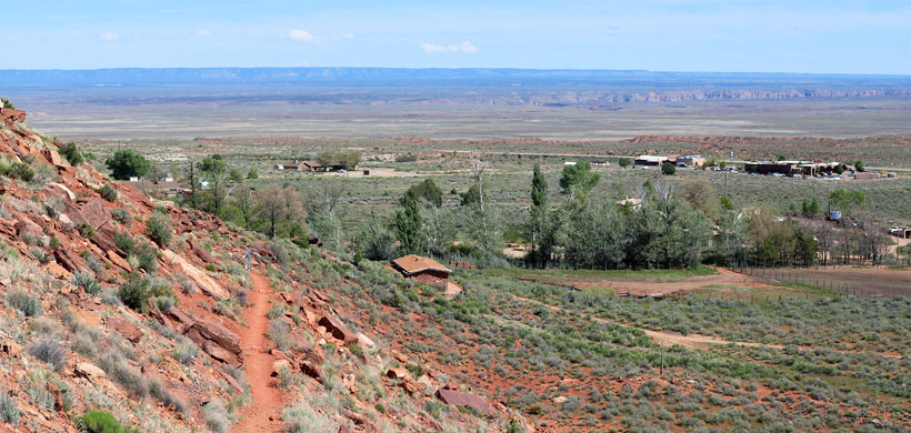 View along the Ridge Trail