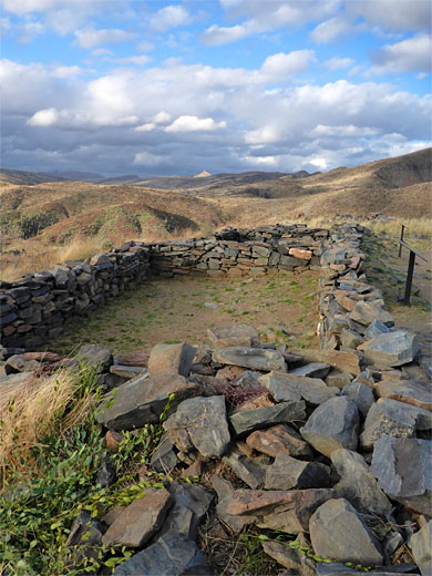 Partly reconstructed ruin