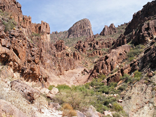 Top end of the Siphon Draw Trail