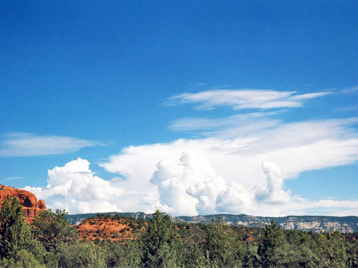 Beginnings of a thunderstorm