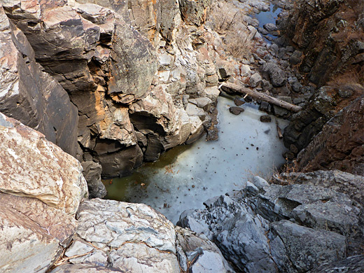 Frozen pool