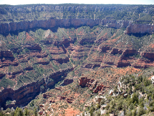 The Transept, near North Rim Campground