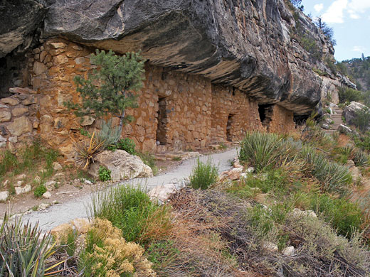 Well-preserved rooms