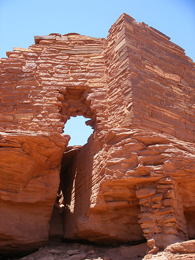 Opening in Wukoki Pueblo